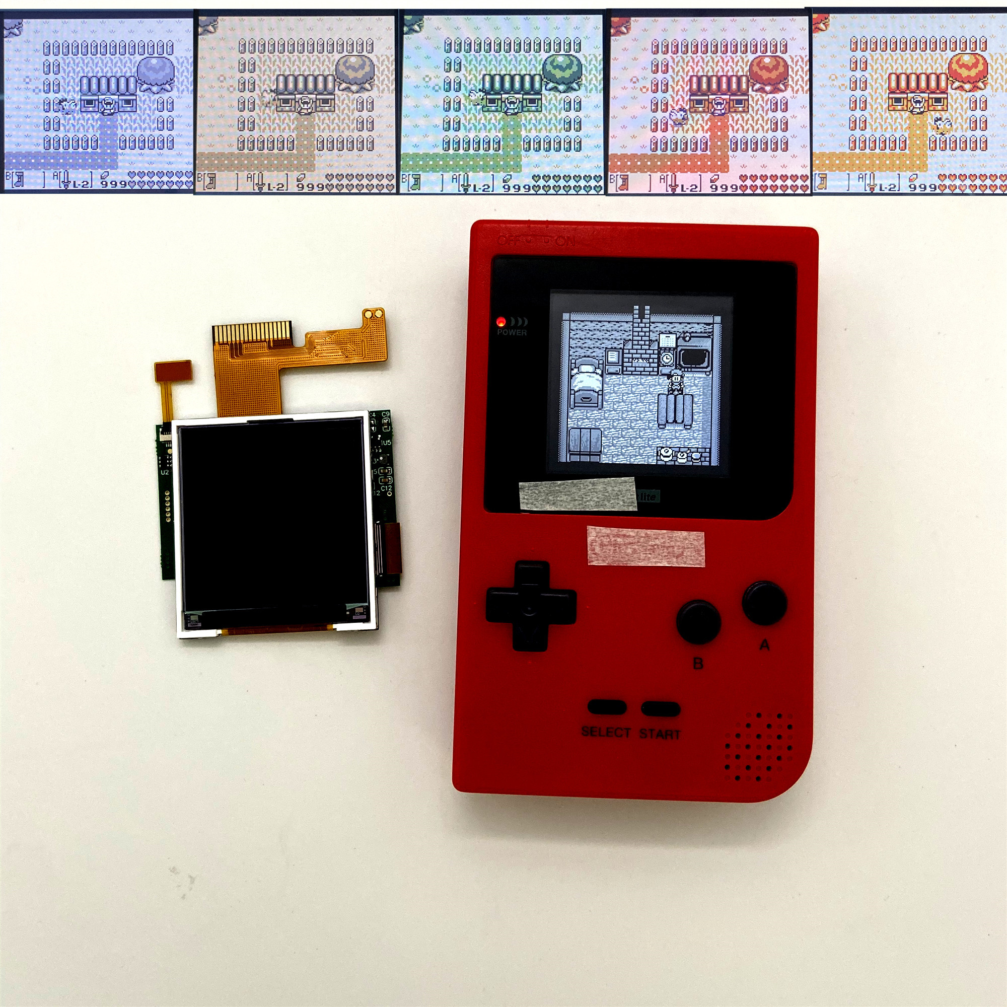 2.2 "high light GBP LCD for Nintendo Gameboy pocket GBP backlight LCD screen GBP high brightness LCD GBP backlit LCD - Price history & Review | AliExpress Seller - game Store | Alitools.io