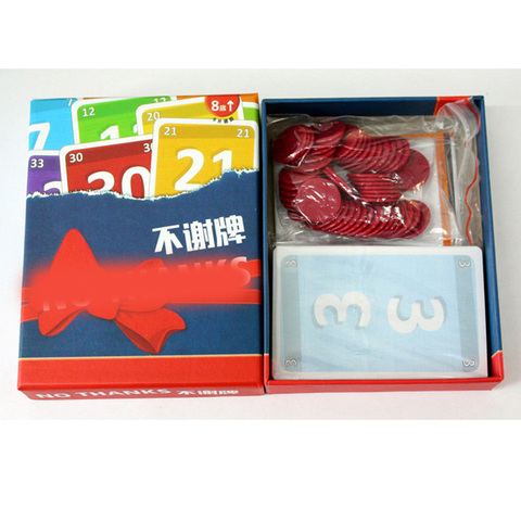 3-7 Player Funny Board Game No Thanks Board Game For Family/Party/Friend Send Children Gift ► Photo 1/2