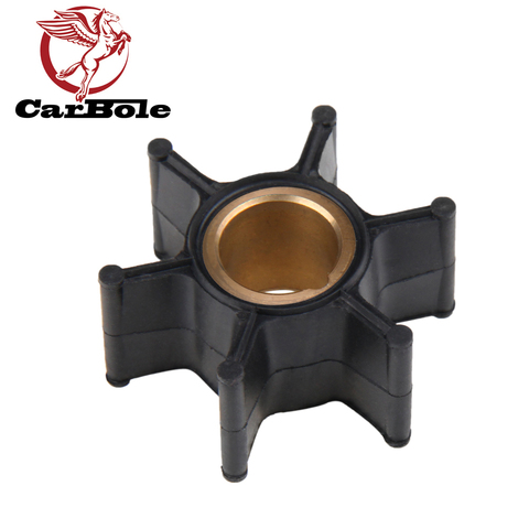 CARBOLE For OMC Johnson Evinrude BRP 2-stroke and 4 Stroke Outboard Motor Water Pump Impeller Part 386084 18-3050 9-45201 500355 ► Photo 1/6