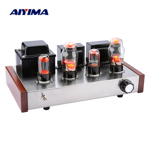 AIYIMA Tube HiFi Home Amplifiers Class A 6N9P 6P3P Vacuum Tube Amp Power Stereo Amplifier Audio DIY Sound Speaker Home Theater ► Photo 1/6