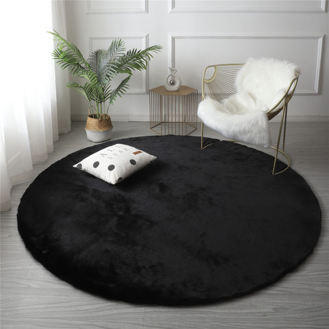 Super Soft Rabbit Faux Fur Plush Area Rug Nursery Plush Shaggy Rug Non Slip Carpet Washable Floor Rugs for Living Room Carpet ► Photo 1/6