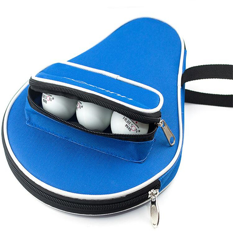 Professional New Table Tennis Rackets Bat Bag Oxford Ping Pong Case With Balls Bag Sports Accessories 30x20cm ► Photo 1/6