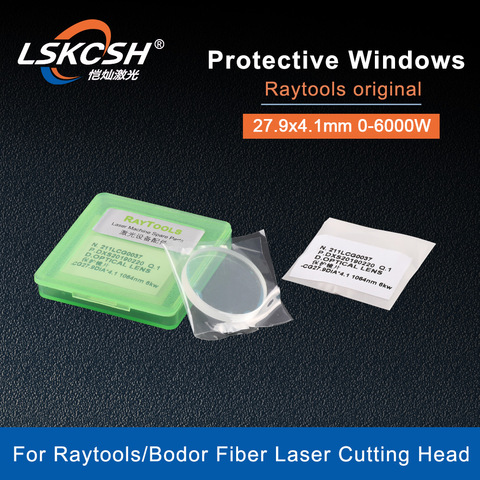 LSKCSH 10Pcs/Lot Raytools Original Optical Lens 27.9Dia*4.1 1064nm 211LCG0035  211LCG0037  24.9*1.5QBH Fiber Laser Windows Bodor ► Photo 1/5