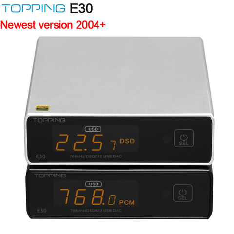 Topping E30 Hi-Res 32Bit/768kHz DSD512 DAC AK4493 DAC Chip Support USB/Optical/Coaxial input compact DAC Decoder ► Photo 1/5