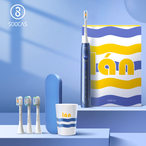 SOOCAS X5 Electric Toothbrush Sonic Toothbrush Brush Teeth rechargeable NFC Smart Control Automatic Toothbrush 12 modes IPX7 ► Photo 1/6