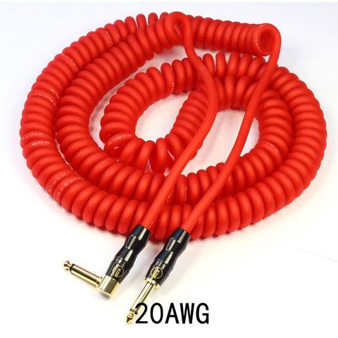KGR Genuine Spring Guitar Cable Guitar Cable Phone Cable Music line fever noise shielding high quality ► Photo 1/5