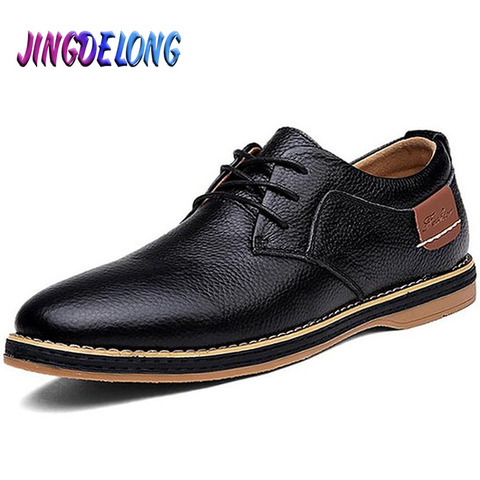 Brand Men's Casual Shoes Genuine Leather Men Business Men's Oxford Shoes Hot Sale Men Moccasins Fashion Footwear Loafers 39-48 ► Photo 1/6