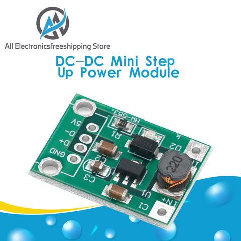 1PCS 600mA DC-DC Mini Step Up Power Module 1-5V To 5V Step-up Boost Converter NEW ► Photo 1/6