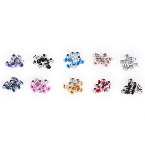 100pcs 3mm Metal Eyelets For Scrapbooking DIY Embelishment Garment Clothes Eyelets Scrapbook Eyelet Random Mixed Color ► Photo 1/4