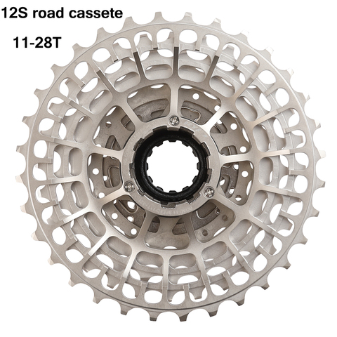 RYET 12 Speed Cassette Road bike 11-28T 32T 34T UltraLight CNC  12s sprocket for RED 12v SLR lightweight cassette ► Photo 1/6