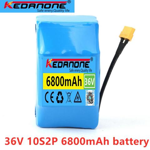 Electric scooter 36v Lithium Battery Pack 36V 10s2p 6.8Ah Battery Single Cycle Voltage Hoverboard Battery Batterie Overboard ► Photo 1/6