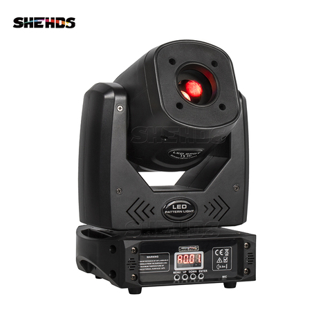 SHEHDS LED 80W With 3 Face Prism Moving Head Light 7 Pattern Electronic Focusing Party Bar Dj Disco DMX Stage Effect Lighting ► Photo 1/6