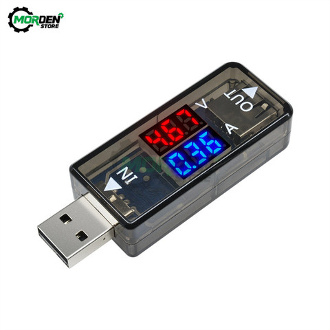 Digital USB Mobile Power Charging Current Voltage Tester Meter Mini USB Charger Doctor Voltmeter Ammeter LED Display ► Photo 1/6