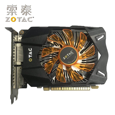 Original ZOTAC Video Card GTX750 2GD5 128Bit GDDR5 Graphics Cards for nVIDIA GeForce Map GTX 750 2G GM107 Desktop PC Maps Used ► Photo 1/4