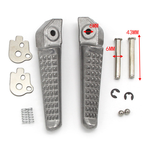 Motorcycle Footrests Foot pegs Rear For Honda NC750 NC750X NC700 NC700X VFR800F VFR800 VFR800FD VTR1000 VFR750F  CBR600F  CB600F ► Photo 1/4