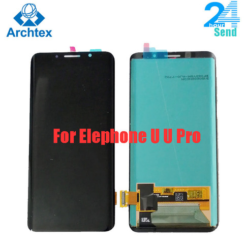 For 100% Original Elephone U U Pro AMOLED LCD Display +Touch Screen Digitizer Assembly Replacement Parts 5.99 inch 18:9 Stock ► Photo 1/6