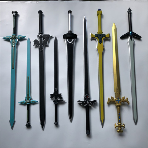 1:1 Sword Art Online Elucidator Dark Repulsor Sword Weapon Cosplay SAO kirito Asuna sword Anime Ninja Knife PU Weapon Prop ► Photo 1/6