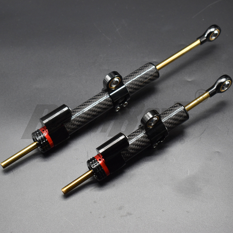Universal CNC Aluminum Carbon Fiber Motorcycle Damper Steering Stabilize Safety Control For Yamaha ► Photo 1/6