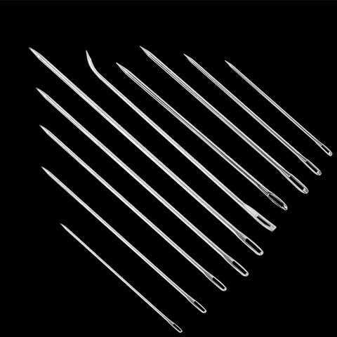 ZOTOONE Large Package Elbow Straight Needle Stainless Steel Packing Needle Woven Bag DIY Accessories Sewing Machine Needles G ► Photo 1/6