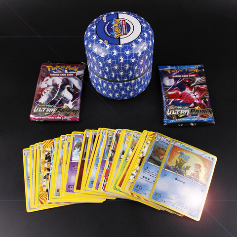 76PCS/BOX 4PCS Flash Cards GX MEGA Pokemon Shining Cards Game Battle Carte Trading Cards Game Children Pokemons Toy ► Photo 1/5