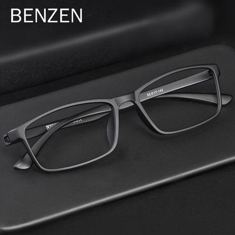 BENZEN Quality Glasses Frame Men Women Ultralight  Optical Eye Glasses Frame Square Prescription Eyeglasses  5196 ► Photo 1/6