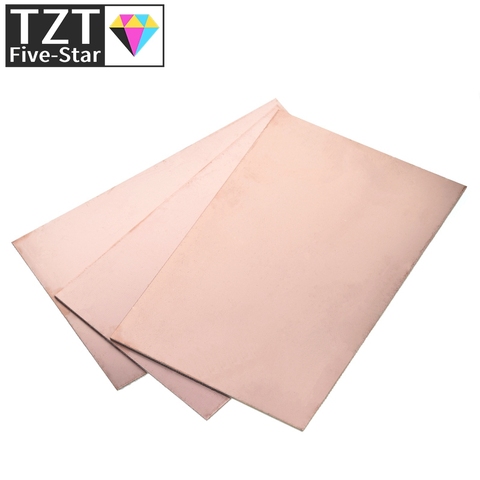 TZT  Fr4 Pcb Single Side Copper Clad Plate Diy Pcb Kit Laminate Circuit Board 10x15cm ► Photo 1/6