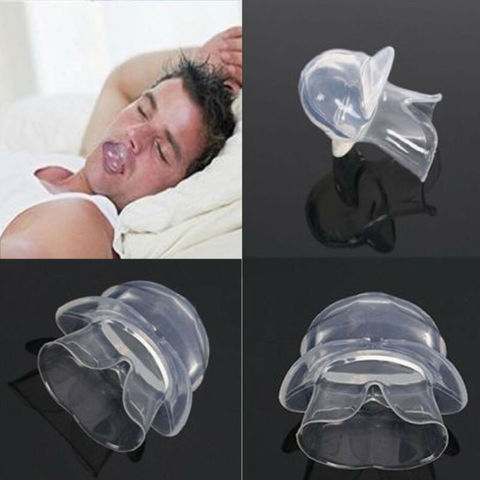 Brand New Silicone Anti Snoring Tongue Device Sleep Apnea Aid Snore Stopper Sleeve Health Care Party Favor Snore Stopper ► Photo 1/6