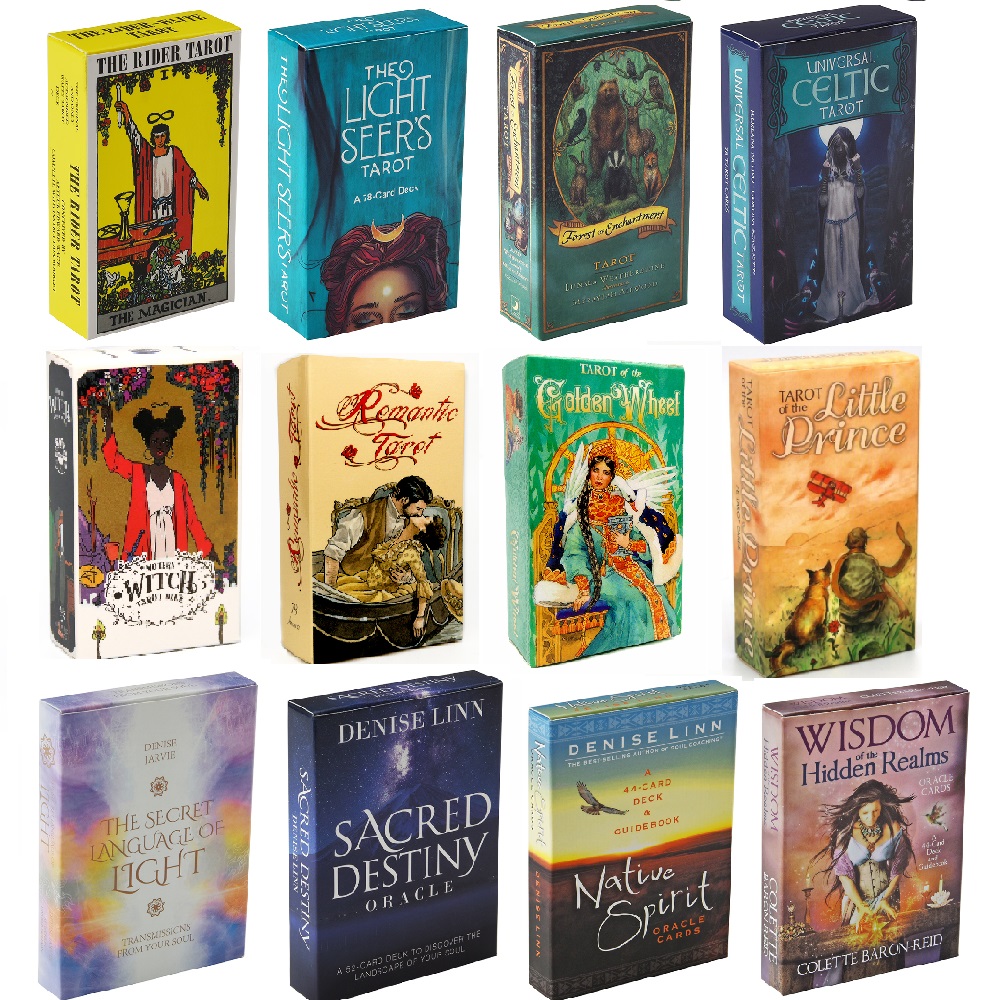 The Future 78 Pcs Tarot Cards Deck Divination Destiny Card Game Party Board  Games with Guidebook Witch Novelty & Gag Toys Fortune Telling Toys  christkindlmarket.com