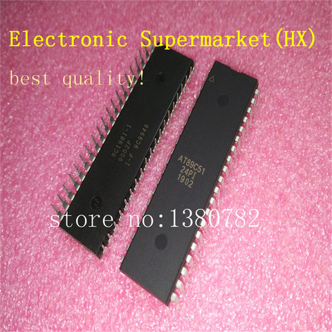 Free Shipping 50pcs/lots AT89C51-24PI AT89C51 AT89C51-24PU DIP-40 New original IC In stock! ► Photo 1/2