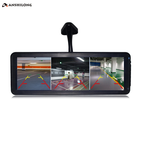 3Ch 12.2 inch Car Interior Rear View Mirror HDMI Monitor MP5 Player 1024x310 Resolution Can Display 3 Cameras at the same time ► Photo 1/6