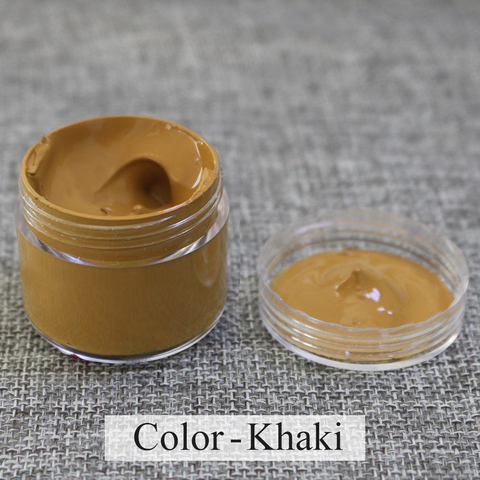 Leather Coloring Paste for Leather Bag Sofa Shoe Clothing Refurbished Change Color 30ml Khaki Shoe Cream Leather Coloring Paint ► Photo 1/6