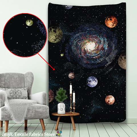 Tapestry Psychedelic Pattern Yoga Throw Beach Throw Carpet Hippie Home Decor Wall Tapestry Blanket Galaxy Hanging Wall Tapestry ► Photo 1/6