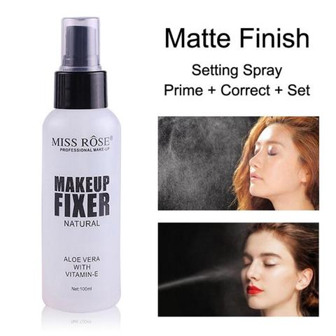 Buy Online Miss Rose 100ml Makeup Setting Spray Moisturizing Foundation Fixer Long Lasting Matte Finishing Setting Spray Cosmetic Tslm1 Alitools