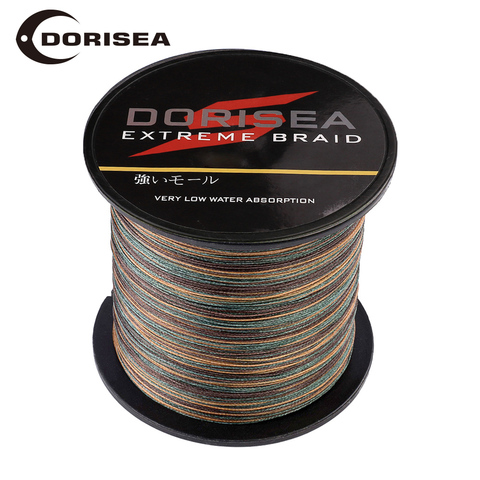 DORISEA New Camo 8 Strands Top Quality Braided Line 100M 300M 500M 1000M 1500M 2000M PE Extreme Braided Fishing Line Wire Pesca ► Photo 1/6