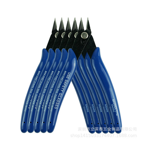 170 Electrical Wire Cable Cutters Cutting Side Gundam Model Clipper Tool Nipper Anti-slip Rubber Mini Diagonal Pliers Hand Tools ► Photo 1/5