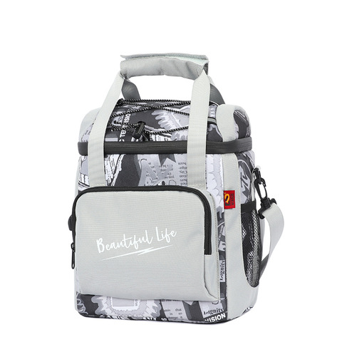 New Pattern Cooler Bag Waterproof Portable Food Beer Work Lunch for Men Women Camping Hiking Insulation Outdoor Picnic Backpack ► Photo 1/6