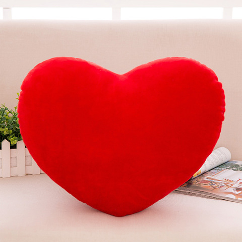 Colorful Heart Shape Throw Pillow Sofa Car Seat Cushion PP Cotton Doll Toy Cushion Home Decoration Cushions Wedding  Lovers Gift ► Photo 1/6