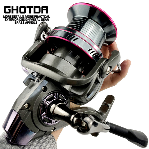 Spinning Reel 20-30KG Max Drag Power Fishing Reel for Bass Pike Fishing 9000 10000 12000 ► Photo 1/1