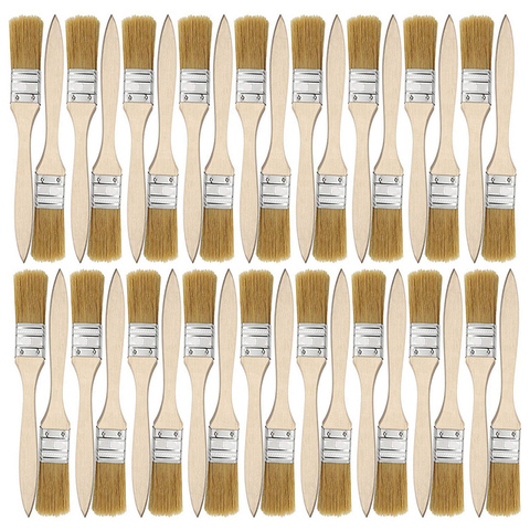 Big deal 36 Pack of 1 Inch (24mm) Paint Brushes and Chip Paint Brushes for Paint Stains Varnishes Glues and Gesso ► Photo 1/6