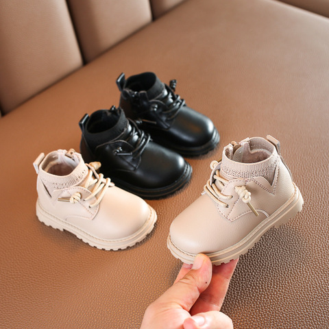 Autumn Winter Children's Casual Cotton Ankle Boots Unisex Small Children's Shoes Baby Toddler Snow Boots ► Photo 1/6