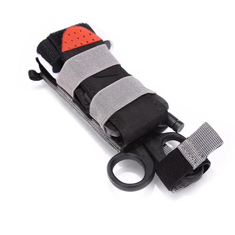 Tactical Survival EMT Molle Tourniquet Pouch Medical Shear Scissor Holder EDC Emergency Tourniquet Strap Bag Flashlight Holster ► Photo 1/6