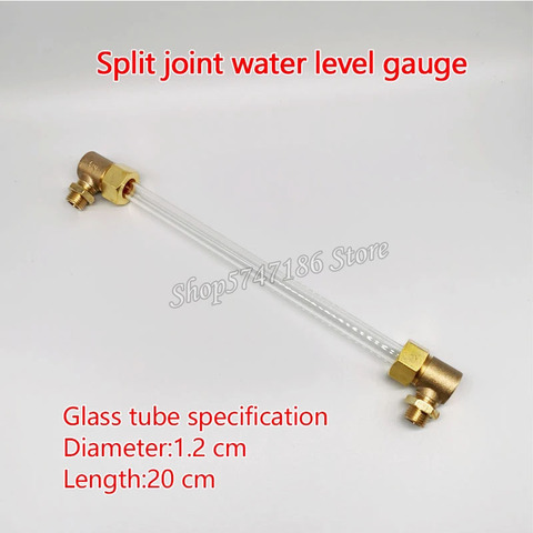 Boiler Liquid Level Gauge Water Level Gauge Copper Joint Glass Tube Boiler High Temperature Water Level Display ► Photo 1/5