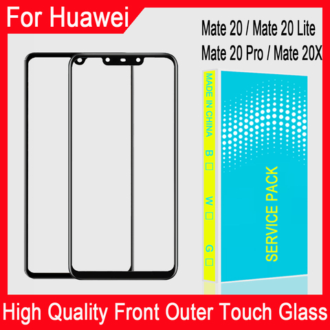 LCD Display Touch Panel Front Glass For Huawei Mate 20 20X 20 Lite 20 Pro Touch Screen Digitizer Front Glass Replace ► Photo 1/6