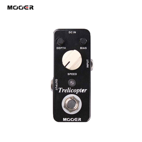 Mooer Trelicopter Micro Optical Tremolo Effect Pedal Classic Optical Tremolo for Electric Guitar True Bypass  Guitar Accessories ► Photo 1/5