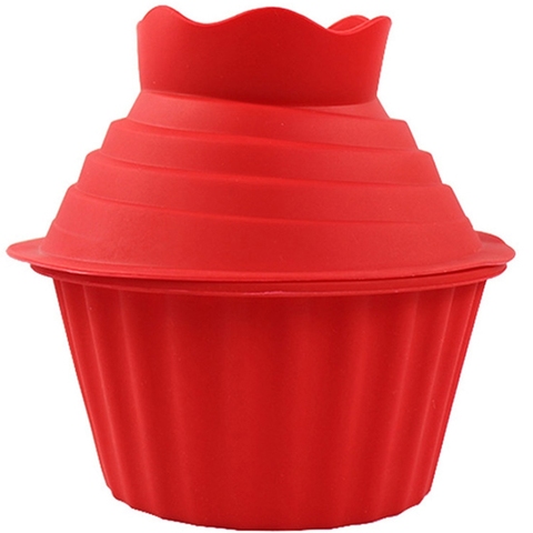 High Quality Silicone Giant Cupcake Mold,3 PCS Big Top Cupcake Silicone Mould,Heat Resistant Bake tools Baking Maker K950 ► Photo 1/6