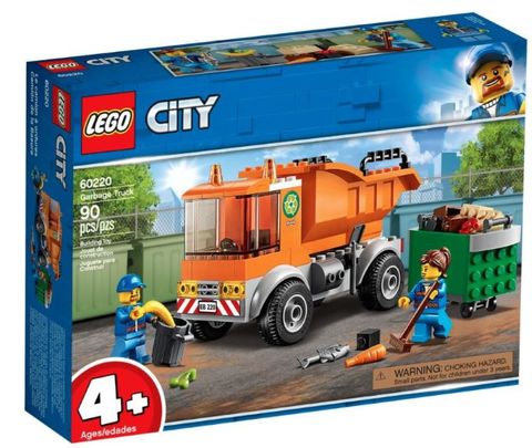 LEGO City Garbage Truck 60220 Great Christmas Gift for Kids Great Birthday Gift Children Learning Toys 90 pcs Fun with family ► Photo 1/6