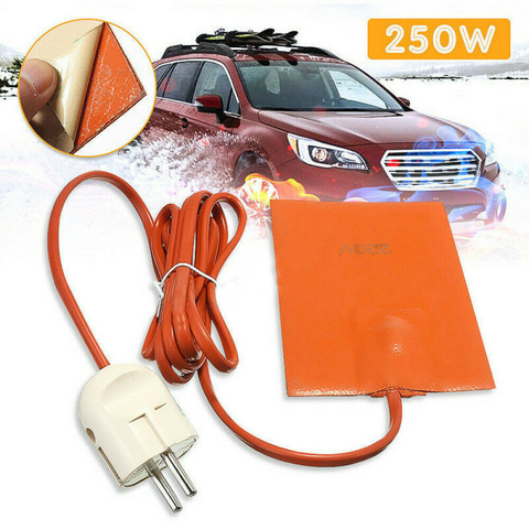 220V 150W Car Water Tank Antifreeze Heater Silicone Rubber Thermostat Heating Plate Oil Pan Hydraulic Tank Heating Plate Mat ► Photo 1/6