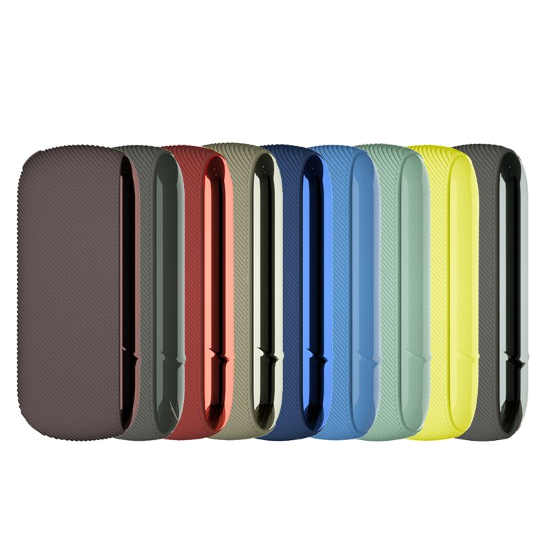 12 Color Black Fine Twill Silicone Side Cover Full Protective Case Pouch  for IQOS 3.0 Outer Case for IQOS 3 DUO Accessories - Price history & Review, AliExpress Seller - DB Decoration Store