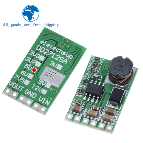 TZT 3.5A DC-DC Converter Module Buck Step-Down Voltage Regulator Board 4.5V-27V to 3V 3.3V 3.7V 5V 6V 7.5 9V 12V DD2712sa ► Photo 1/1