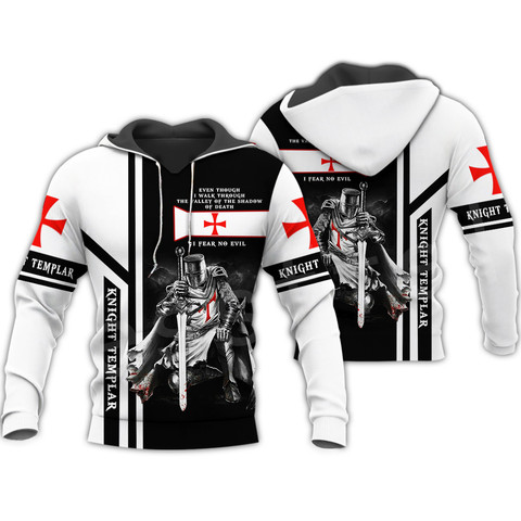 Tessffel Knight Templar Armor Pullover Streetwear Harajuku Funny Tracksuit 3DPrint Zipper/Hoodies/Sweatshirt/Jacket/Men/Women s7 ► Photo 1/5